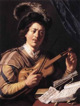 Jan Lievens : The Violin Player